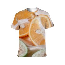 yanfind Adult Full Print T-shirts (men And Women) Citrus Cloth Delicious Diet Drapery Eat Fabric Fiber Fig Fruit