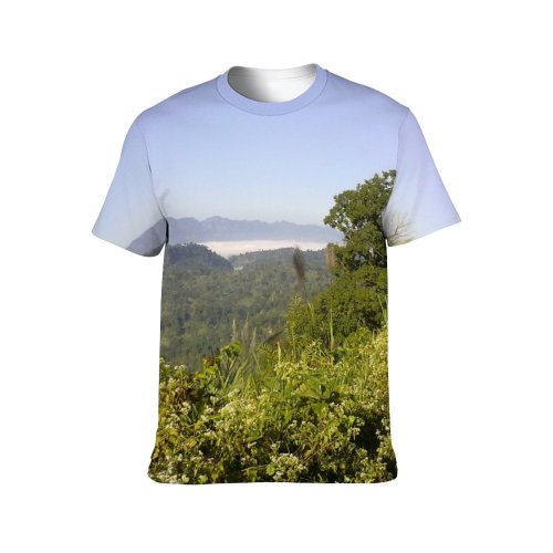 yanfind Adult Full Print T-shirts (men And Women) Landscape Trees Forest Natural Scenery