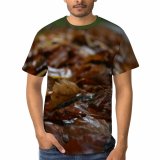 yanfind Adult Full Print Tshirts (men And Women) Leafs Leaves Dead Floor Forest Autumn Plants