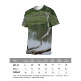 yanfind Adult Full Print Tshirts (men And Women) Autumn Beauty Bog Dark Dead Fall Fog Forest Grass Lake Landscape Leaves