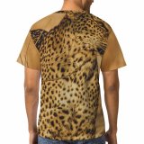 yanfind Adult Full Print T-shirts (men And Women) Big Portrait Cat Outdoors Wild Leopard Safari Wildlife Danger Cheetah