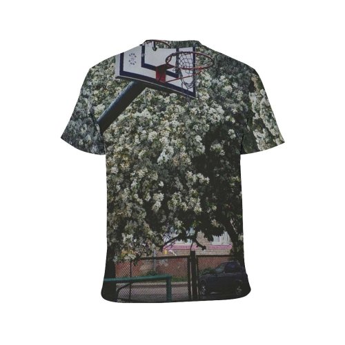yanfind Adult Full Print T-shirts (men And Women) Wood Road Street Garden Park Architecture Tree Courtyard Signal Home Outdoors Recreation