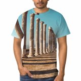 yanfind Adult Full Print T-shirts (men And Women) Art Architecture Marble Outdoors Stone Religion Ancient Acropolis Parthenon Column Archaeology