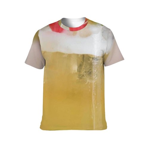 yanfind Adult Full Print T-shirts (men And Women) Summer Cocktail Glass Juice Lemon Health Fruit Juicy Delicious Tropical Lemonade