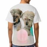 yanfind Adult Full Print T-shirts (men And Women) Ball Balloon Calm Carefree Chill Colorful Comfort Curious Cute Dog Floor