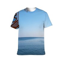yanfind Adult Full Print T-shirts (men And Women) Dawn Sand Winter Sky Warning Outdoors Recreation Transportation System