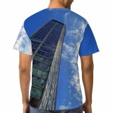 yanfind Adult Full Print T-shirts (men And Women) Architectural Design Architecture Building Futuristic Glass Items High Shot Sky