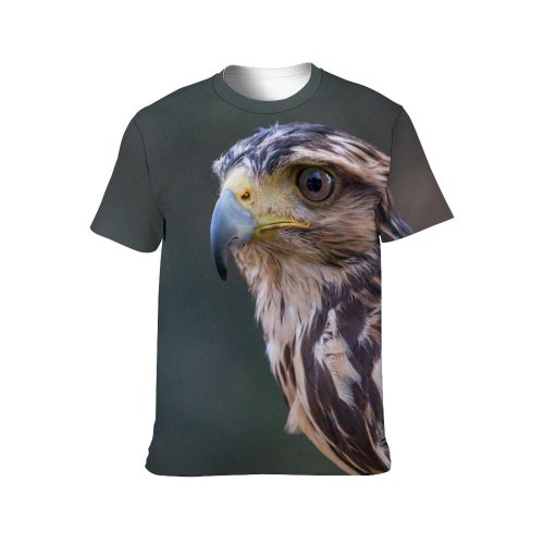 yanfind Adult Full Print T-shirts (men And Women) Flight Bird Beak Eagle Portrait Fly Hunter Wildlife Feather Raptor Avian
