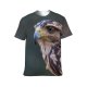 yanfind Adult Full Print T-shirts (men And Women) Flight Bird Beak Eagle Portrait Fly Hunter Wildlife Feather Raptor Avian