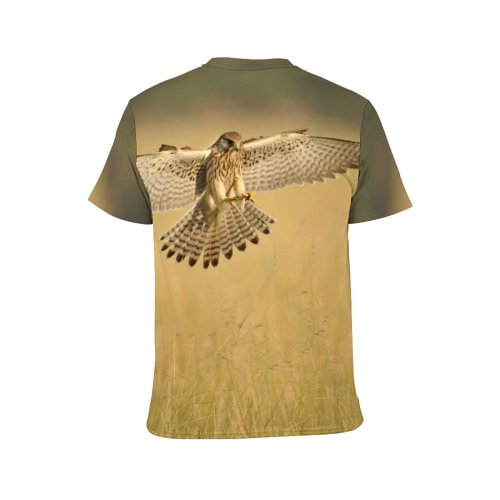 yanfind Adult Full Print T-shirts (men And Women) Flight Bird Outdoors Wild Fly Wildlife Wing Feather Hawk Cheetah Daylight