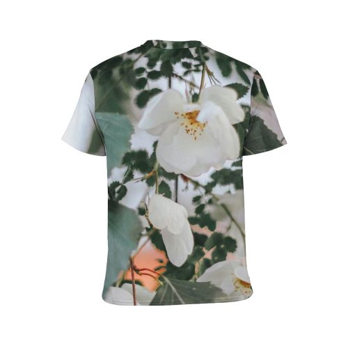 yanfind Adult Full Print T-shirts (men And Women) Aroma Aromatic Bloom Blurred Botanic Botany Branch Daylight Daytime Detail
