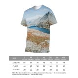 yanfind Adult Full Print T-shirts (men And Women) Snow Winter Lake High Travel Rock Outdoors Valley Hike Barbaric