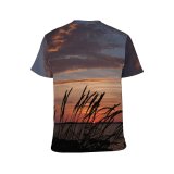 yanfind Adult Full Print T-shirts (men And Women) Abstract Beach Beautiful Beauty Cloud Coast Colorful Dawn Dream Dusk Evening Gold-
