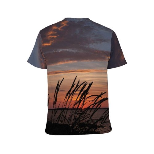 yanfind Adult Full Print T-shirts (men And Women) Abstract Beach Beautiful Beauty Cloud Coast Colorful Dawn Dream Dusk Evening Gold-
