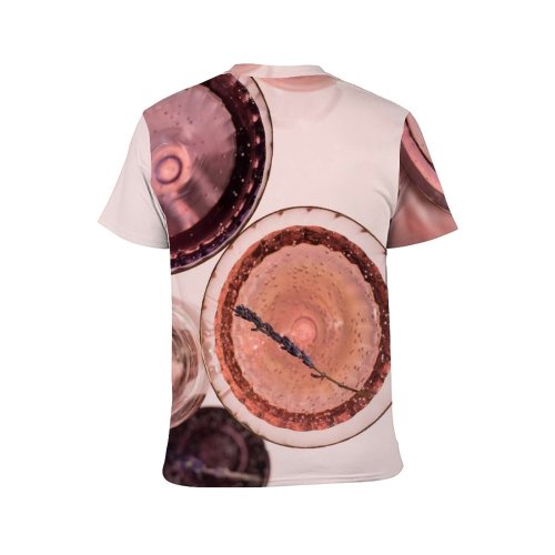 yanfind Adult Full Print T-shirts (men And Women) Summer Alcohol Bar Party Cocktail Glass Wine Fruit Drop Still Juice