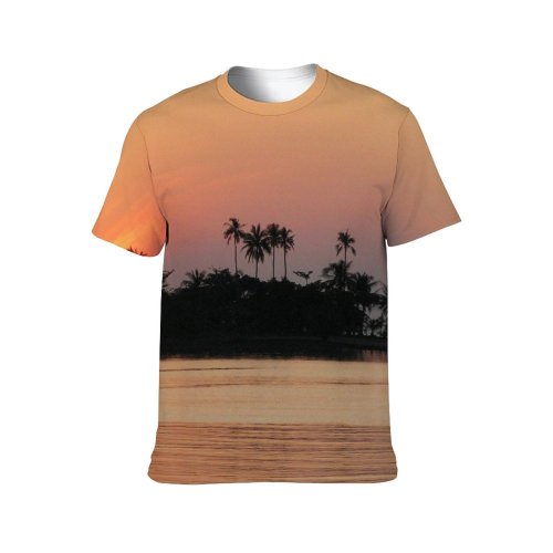 yanfind Adult Full Print T-shirts (men And Women) Landscape Sunset Bangbao