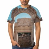 yanfind Adult Full Print T-shirts (men And Women) City Art Building Architecture Travel Monument Sculpture Marble Outdoors Stone Traditional Arch