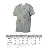 yanfind Adult Full Print T-shirts (men And Women) Abstract Aged Backdrop Beaten Building Cement City Concrete Cracks Cracked Damaged Decay