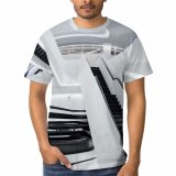 yanfind Adult Full Print T-shirts (men And Women) Technology Architecture Design Fast Empty Perspective Futuristic Designing Data Contemporary