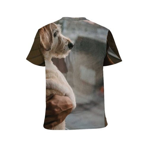 yanfind Adult Full Print T-shirts (men And Women) Anonymous Apartment Attentive Bonding Caress Comfort Cozy Crop Cuddle Dog