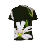 yanfind Adult Full Print T-shirts (men And Women) Beautiful Beauty Bloom Blooming Botanical Colour Delicate Design Details Field