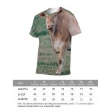 yanfind Adult Full Print T-shirts (men And Women) Field Countryside Agriculture Farm Grass Grassland Milk Bull Cow Rural Calf Farmland