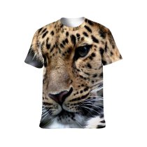 yanfind Adult Full Print T-shirts (men And Women) Big Cat Leopard Wild
