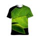yanfind Adult Full Print T-shirts (men And Women) Colour Illuminated Fruit Leaf Leaves Macro Texture