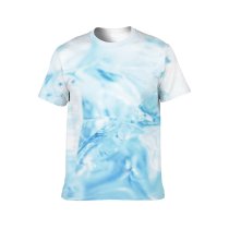 yanfind Adult Full Print T-shirts (men And Women) Clear Liquid