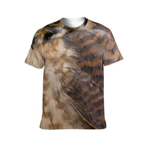 yanfind Adult Full Print T-shirts (men And Women) Beak Eagle Hunter Wildlife Wing Feather Raptor Avian Falconry Ornithology