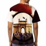 yanfind Adult Full Print T-shirts (men And Women) Arch Architecture Camera Daylight Gate Gateway India Indian Flag Landmark