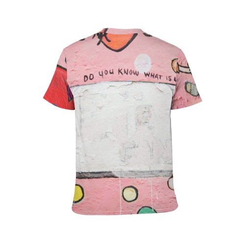 yanfind Adult Full Print T-shirts (men And Women) Artwork Ball Blot Cement Colorful Concrete Space Creative Daylight Design Empty Form