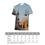 yanfind Adult Full Print T-shirts (men And Women) Arch Architecture Attract Balcony Building Castle Cathedral Church City Classic Construction