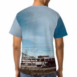 yanfind Adult Full Print T-shirts (men And Women) Architecture Arrive Building City Commute Construction Contemporary Daylight Daytime Departure Destination District