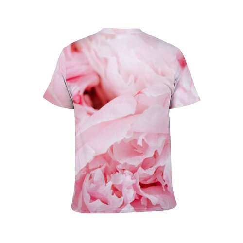 yanfind Adult Full Print T-shirts (men And Women) Beautiful Flowers Blooming Delicate Floral Flower Instagram Story Light Peonies Petals
