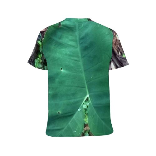 yanfind Adult Full Print T-shirts (men And Women) Leaf Leaves Plant Plants Tree Trees Chembau Chembu Stem Love Colocasia