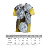 yanfind Adult Full Print T-shirts (men And Women) Technology Recycling Energy Empty Cola Container Glazed Aluminum Canister