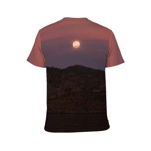 yanfind Adult Full Print T-shirts (men And Women) Aqua Calm Cliff Cloudy Coast Coastline Dark Dusk Evening Flow Formation Glare