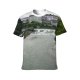 yanfind Adult Full Print Tshirts (men And Women) Lourdes France River Gave Pau Gavepau Landscape Buildings