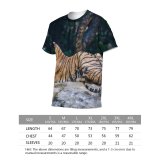 yanfind Adult Full Print T-shirts (men And Women) Attentive Blurred Bush Calm Carnivore Comfort Concentrate Space Curious Daylight Daytime Fauna