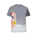 yanfind Adult Full Print T-shirts (men And Women) Berries Beverage Cocktail Colorful Colourful Cool Diy Flower Buds Flowers Frozen