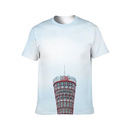 yanfind Adult Full Print T-shirts (men And Women) Art Attract Central City Cloudy Construction Contemporary Design Destination Detail Development Engineering