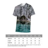 yanfind Adult Full Print T-shirts (men And Women) Aqua Azure Beautiful Beauty Breathtaking Calm Clean Clear Ecology Forest Frost Geyser