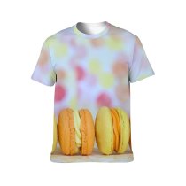yanfind Adult Full Print T-shirts (men And Women) Sugar Breakfast Candy Sweet Unhealthy Health Baking Traditional Nutrition Refreshment Confection Indulgence