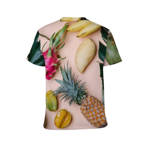 yanfind Adult Full Print T-shirts (men And Women) Antioxidant Appetizing Banana Beige Big Carambola Coconut Delectable Delicious Dessert Diet