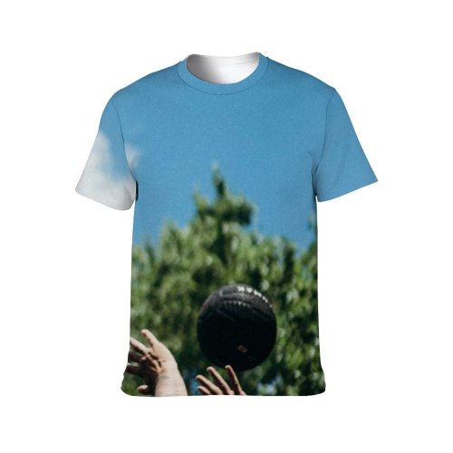 yanfind Adult Full Print T-shirts (men And Women) Summer Girl Grass Tree Freedom Fun Outdoors Action Leisure Recreation