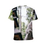yanfind Adult Full Print T-shirts (men And Women) Park Tree Travel Statue Portrait Sculpture Monkey Outdoors Religion Wildlife Primate