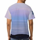 yanfind Adult Full Print T-shirts (men And Women) Lighthouse Clouds Light Ocean Atlantic Newfoundland Landscape Danger Safety Insurance Sunset-