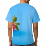 yanfind Adult Full Print T-shirts (men And Women) Berry Delicious Focus Freshness Fruit Healthy Juicy Leaf Ripe