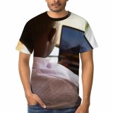 yanfind Adult Full Print T-shirts (men And Women) Blurred Browsing Busy Casual Check Comfort Concentrate Connection Contemporary Desktop Digital Distance